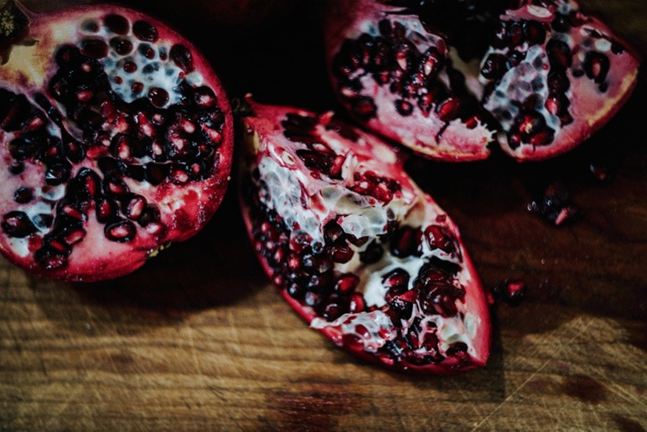 Pomegranates
In Greece, they smash a pomegranate after midnight on New Year&#146;s Eve and the more seeds that spill out, the more luck you&#146;ll receive.
Photo: Danielle Macinnes