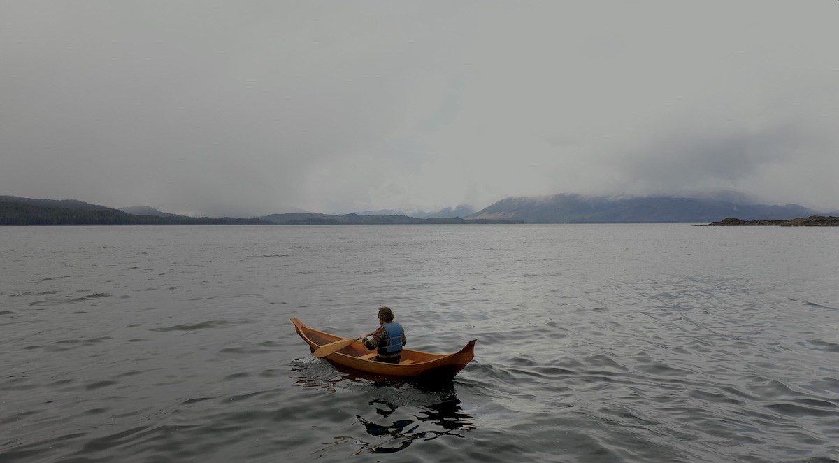 In featured film Stormy, Stormy, a Master Haida carver, muses in this short zen-like piece about making a canoe by hand on an island in Alaska.