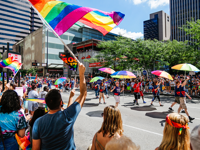 Later this month, Cincinnati's PRIDE parade will take the streets (pictured is 2017's PRIDE). But, this week, our neighbor's across the river will celebrate their own take.