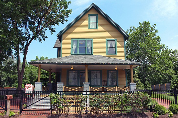 Exterior of the A Christmas Story house